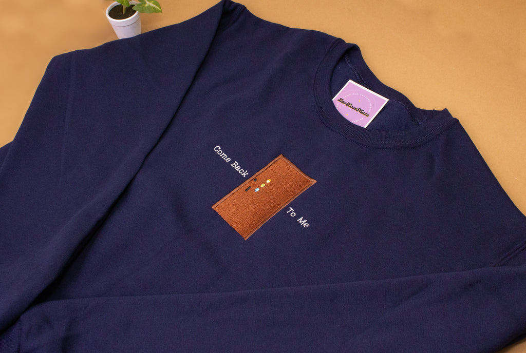 RM 'Come Back to Me' Embroidered Sweatshirt