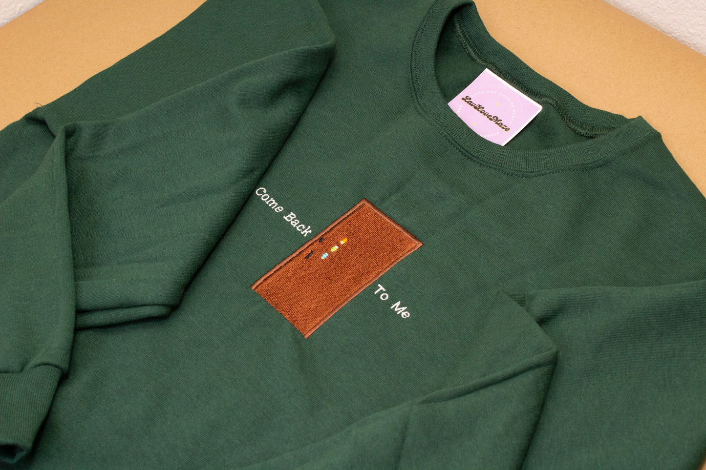 RM 'Come Back to Me' Embroidered Sweatshirt