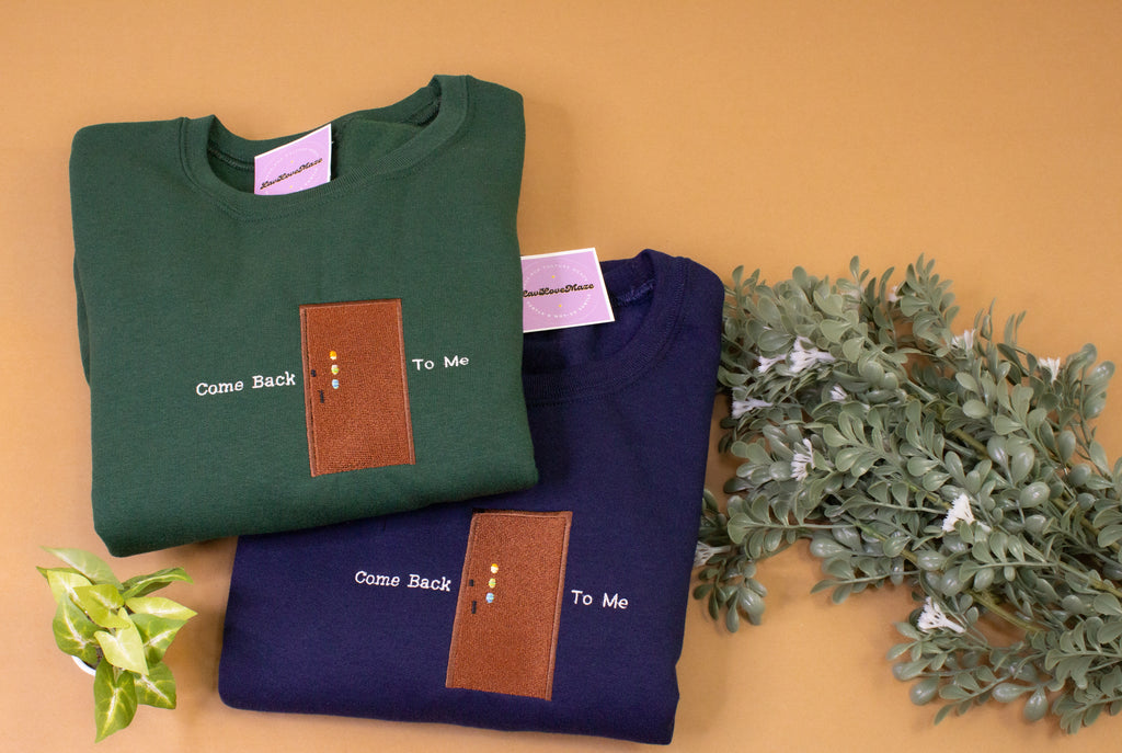 RM 'Come Back to Me' Embroidered Sweatshirt