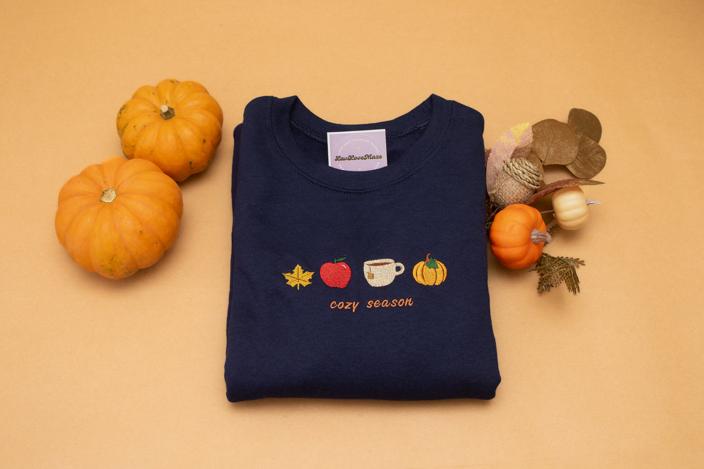 Cozy Season Embroidered Sweatshirt